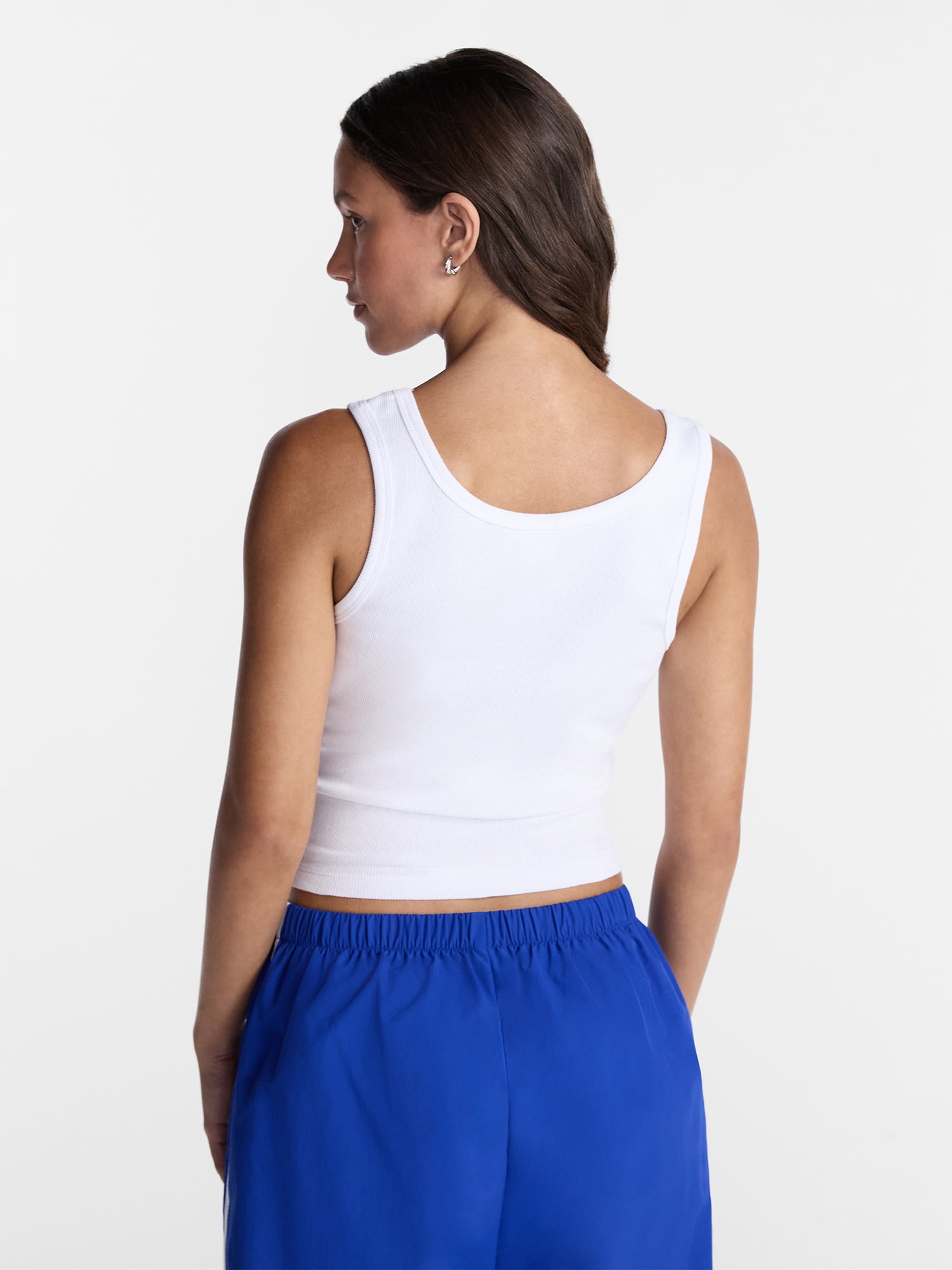 No Boundaries Ribbed Graphic Game-Day Tank Top, Women's and Women's Plus Sizes XXS-4X