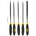 thumbnail image 3 of Mgaxyff 5pcs Steel Rasp Wood File Set Convenient Mini Assorted Flat File Kit, 3 of 8