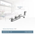 thumbnail image 3 of Moen 7907 Chateau 2-Handle Kitchen Faucet in Chrome, 3 of 4