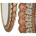 thumbnail image 3 of AFD Peruvian Painted Glass Scalloped Mirror, 3 of 5