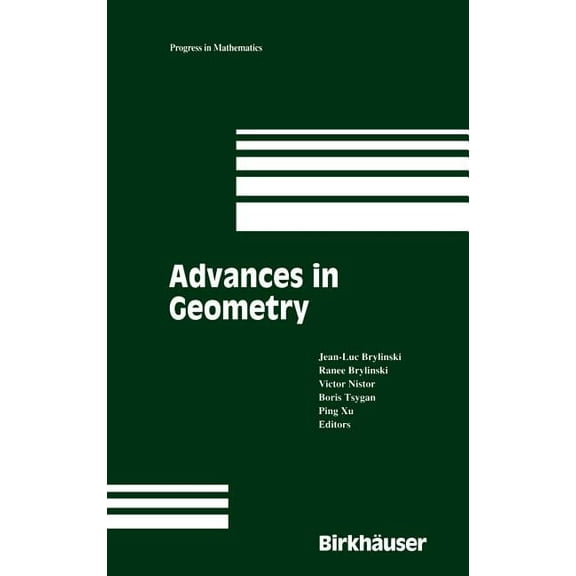 Progress in Mathematics Advances in Geometry: Volume 1, Book 172, (Hardcover)