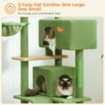 Pefilos 56" Multi-Level Cat Tree Tower for Large Cats with Top Perch, Hammock, Climbing Ladder and 2 Condos, Cat Tree House for Multiple Cats, Green Pefilos 56" Multi-Level Cat Tree Tower for Large Cats with Top Perch, Hammock, Climbing Ladder and 2 Condos, Cat Tree House for Multiple Cats, Green