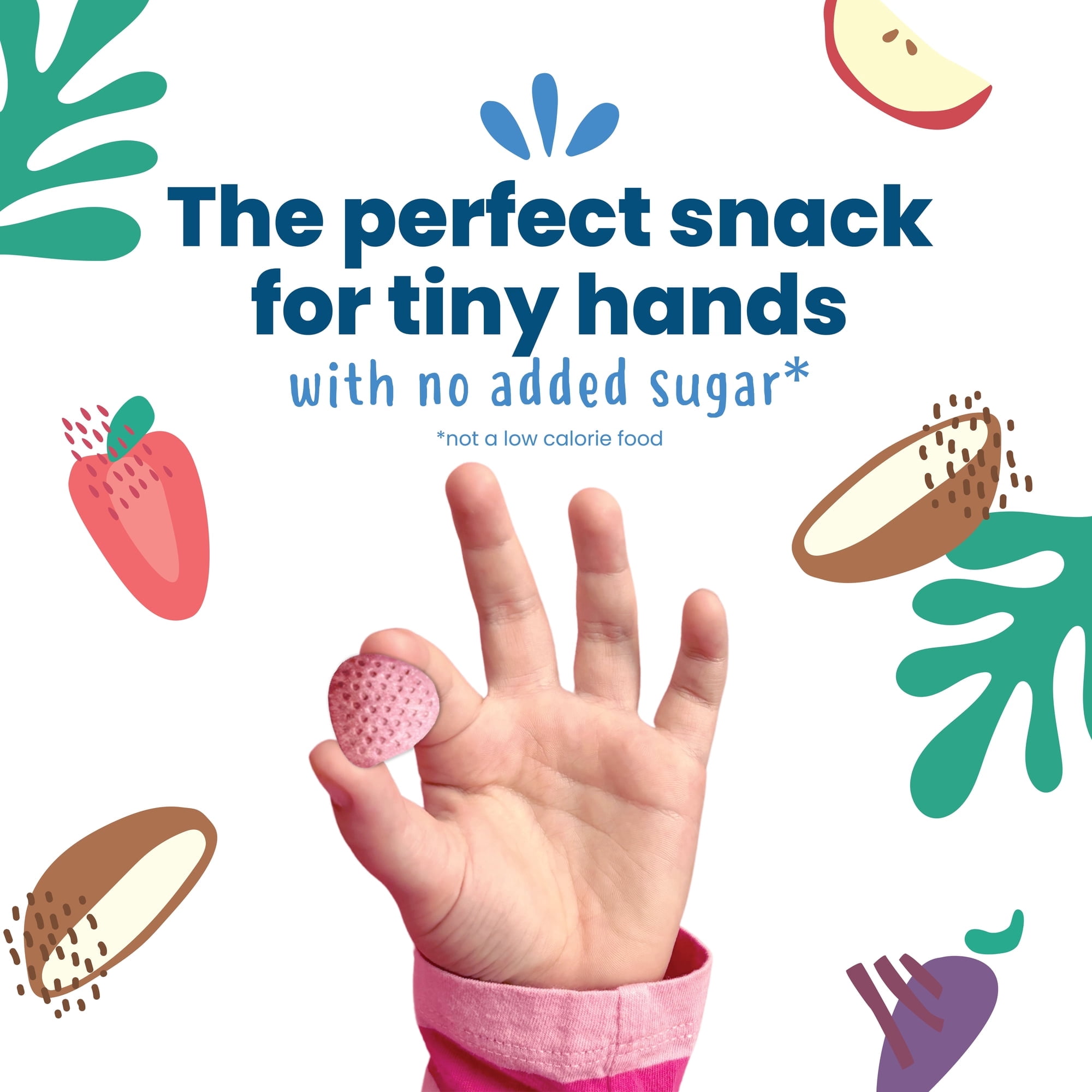 4 pack Amara Strawberry Organic Fruit Bites, Baby & Toddler Snacks, No Added Sugar, Stage 3, .75 oz Bag