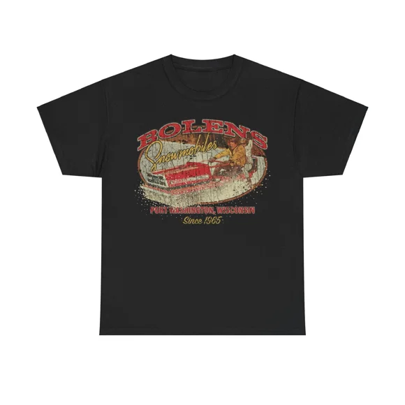 Bolens Motoneiges 1965 Magasin Nostalgique Rétro Sport d'Hiver T-Shirt Unisexe G01729, jusqu'à la Taille 5TG