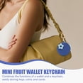 thumbnail image 6 of Mini Coin Keybag, Fruit Coin Purse Keychain, Purse Charms for handbags, Mini Cute Fruit Charm Leather Zipper for Wallet, Bag and Handbag Decor for Women, 6 of 7
