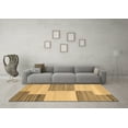 thumbnail image 3 of Ahgly Company Indoor Rectangle Abstract Brown Contemporary Area Rugs, 5' x 7', 3 of 4