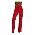 thumbnail image 4 of Pantalon Vestir Moda Elegante Tiro Alto Casual Pierna Recta, 4 of 5