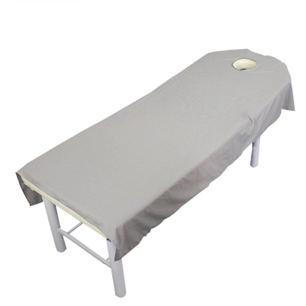 With 9V battery Hoja de mesa de masaje con cubierta de mesa de masaje reutilizable lavable con orificio facial para salón de belleza
