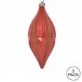 thumbnail image 3 of Vickerman 10" Burnish Orange Candy Glitter Shuttle Christmas Ornament, Pack of 2, 3 of 3