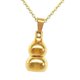 thumbnail image 2 of Collar con colgante de urna conmemorativa en forma de calabaza para cenizas dorado Yashi 22664, 2 of 5