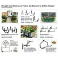 thumbnail image 6 of Achla Designs Brackets for a 2 x 4 Rail, 6 of 6