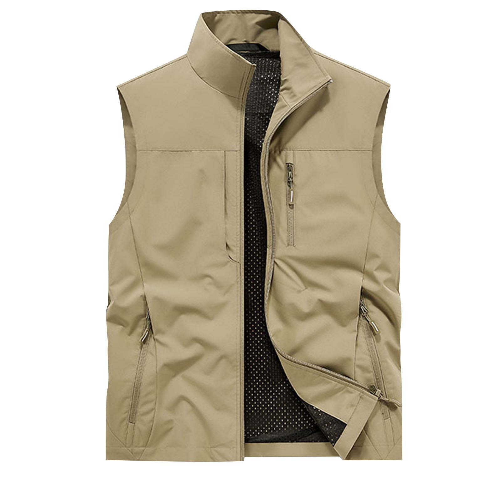Pejock Men's Lightweight Utility Vest - Outdoor Multi Pocket