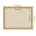 thumbnail image 5 of Kate and Laurel Framed Fabric Pinboard 26 x 20, Neutral Weave Printed Linen Decorative Bulletin Board for Use as a Vision Board or Wall Organization, Lila Gold Frame, 5 of 8