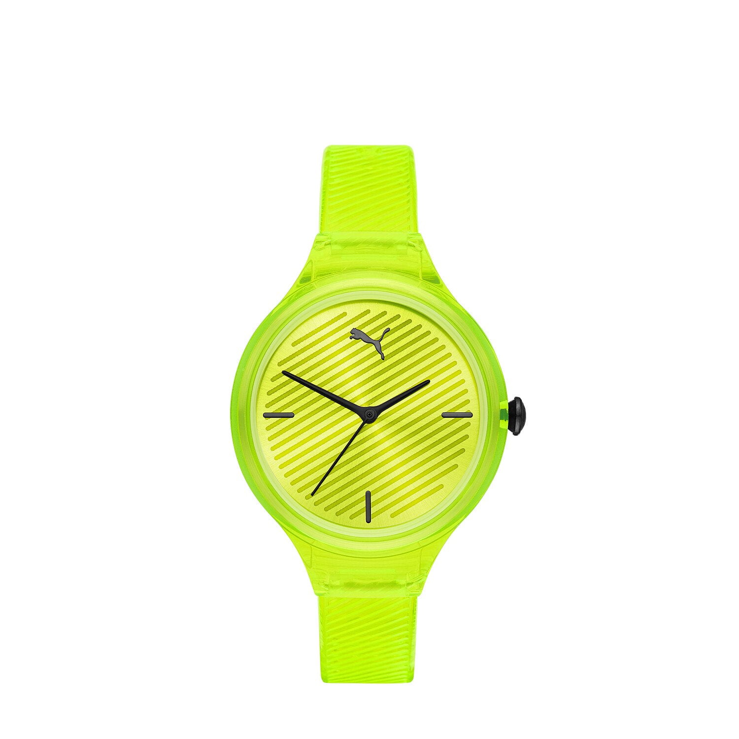 Puma Women s Contour P1017 Yellow Polyurethane Quartz Fashion Watch Walmart