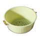 thumbnail image 2 of ¡Última Oportunidad de Ahorro!, Cesta de lavado de frutas y verduras de doble capa adecuada para almacenar platos y frutas, preparar verduras y lavar frutas, 2,5 l Akmoler, 2 of 8