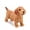 Brown, variant on Cheers.US Dog Model Mini Dog Figurines Toy Set, Realistic Detailed Plastic Puppy Figures Playset, Hand Painted Dogs Animals Toy, Smell-less Solid
