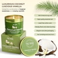 thumbnail image 4 of Cera de soja Candle TRUMIRI con aroma a coco y vainilla, 142 g, 4 of 8