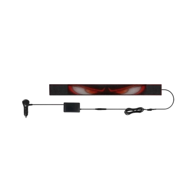 Thin Flexible LED Display Screen Panel Suitable For Car Back Window Personalized Big Eye Lights For Truck Windshield With Remote