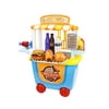 Randolph Pretend Playset Kitchen Toys Food Store Cart for Kids Birthday Gift