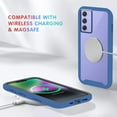 thumbnail image 3 of Case for Samsung Galaxy A54 5G for Women Men, Shockproof Samsung A54 5G Case Clear Phone Case Support Wireless Charging Protective Cases (Navy Blue), 3 of 14