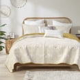 thumbnail image 3 of INK+IVY King/Cal King Kandula 3-Piece Reversible Cotton Quilt Set, Yellow, 3 of 12