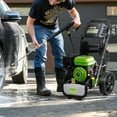 YTBW Gas High Pressure Washer 3800 Psi 2.5 Gpm With 65.6Ft Hose For