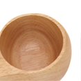 thumbnail image 2 of Nordic Style Wooden Camping Mug Hand Polished Portable Travel Mug with Handle for Coffee Tea Milk, 2 of 4