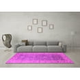 thumbnail image 3 of Ahgly Company Indoor Rectangle Oriental Pink Traditional Area Rugs, 7' x 9', 3 of 4