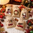 thumbnail image 6 of Clearance! Christmas Drawstring Gift Bags – Christmas Gift Bags, Christmas Bags, Candy Bags, Christmas Candy Bags, Gift Bags for Holiday Treats and Party Favors, 6 of 6