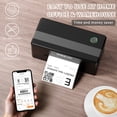 thumbnail image 4 of Rongta 4x6 Bluetooth Thermal Shipping Label Printer, Wireless Shipping Label Maker for Amazon FBA, Shopify, FedEx | Compatible with Windows/Mac/Android/iOS (Black), 4 of 6