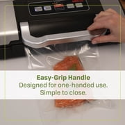 NESCO Compact Vacuum Sealer Machine - Powerful Food Sealing With Moist and Pulse Modes, Accessory Port, Includes 10 Pre-Cut Bags, VS-09
