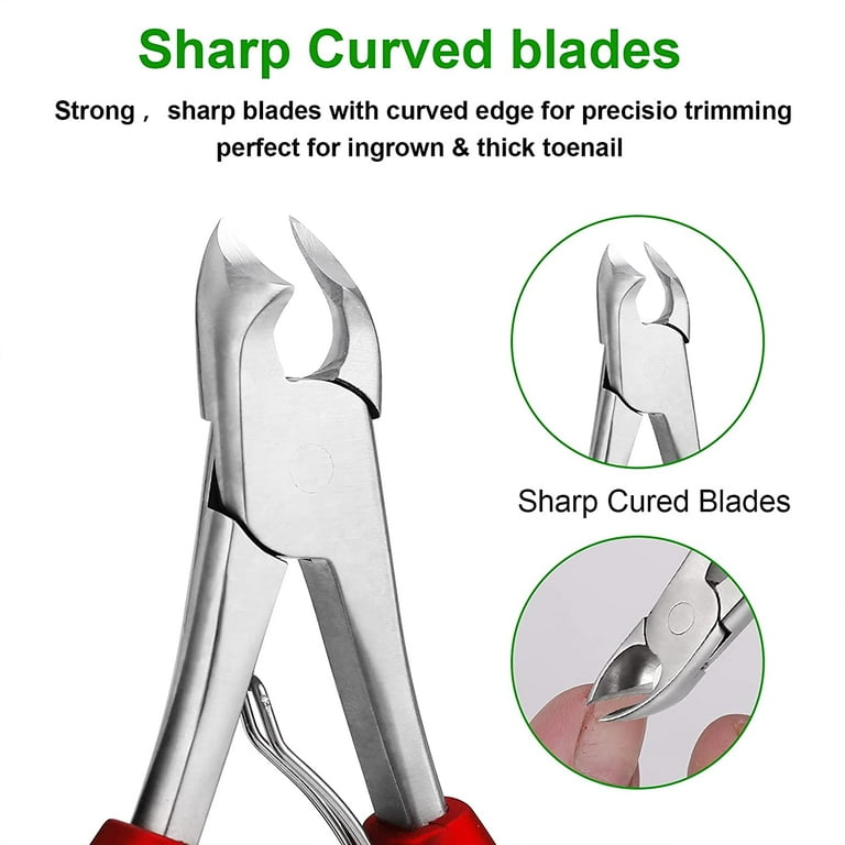 Super Sharp Curved Blade Grooming Tool Podiatrist Toenail Clippers