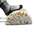 thumbnail image 5 of Acorn Foot Rest, Mushroom and Holly Berries Pattern Nature Growth in the Fall Season Illustration, Non-Slip Backing Adjustable Ergonomic Memory Foam Leg Support for Office, Multicolor, by Ambesonne, 5 of 5