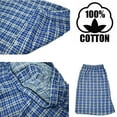 thumbnail image 3 of 3-12 Pack Mens Boxer Briefs Plaid 100% Cotton Underwear Shorts Trunk Size M-2XL, 3 of 7