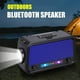 thumbnail image 4 of Altavoz Bluetooth, audio Bluetooth para exteriores, altavoz solar Bluetooth, radio portátil para exteriores, subwoofer con luces LED, altavoces estéreo Bluetooth de alto volumen, 4 of 7