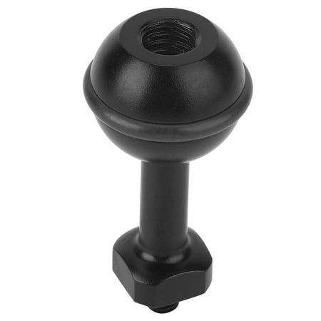 Nieyigj Diving Bracket Action Camera Ball Head Base Mount 1/4 Screw 2.5 cm / 1 inch Diameter Black [cite: 9]
