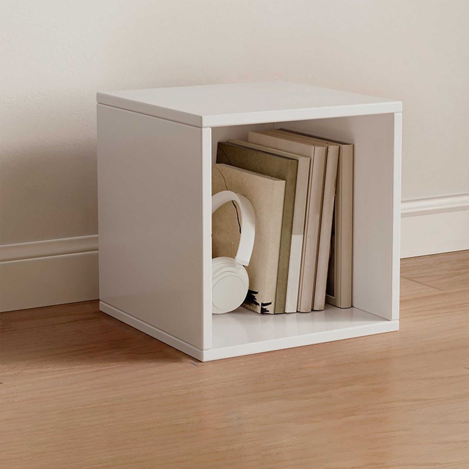 Cube Storage Organizer, Stackable Cubby Shelf for Home Books Clothes Toy, Bookcase Closet Organizer, Stack Open Cube for Bedroom Office