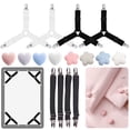 thumbnail image 2 of Soporte de esquina de cama con 3 Clips, sujetadores para sábanas, Clips para funda de colchón, sábanas de alta resistencia, correas elásticas ajustables Tan Jianjun  unisex, 2 of 2