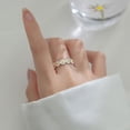 thumbnail image 2 of Jumpingount Anillo abierto Retro Vintage para mujer, anillos femeninos a la moda, bonita y exquisita margaritas, banda para el dedo, joyería de Ropa, zapatos y accesorios Miscelánea, 2 of 6