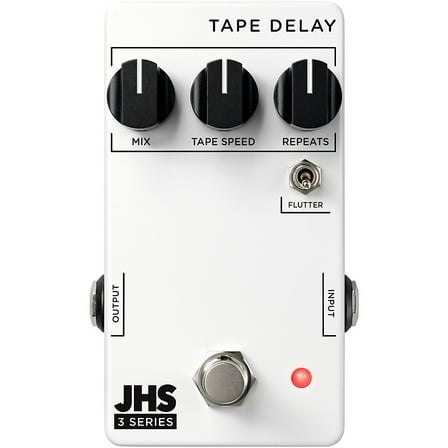 JHS Pedals 3 Series Tape Delay Effects Pedal White
