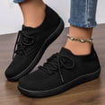 thumbnail image 2 of Hurxie Sneakers for Women Walking Shoes Non Slip Lightweight Casual Breathable Tennis Shoes Work Shopping Travel Black 38, 2 of 7