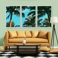 thumbnail image 3 of IDEA4WALL 3 Piece Canvas Wall Art Tropical Palm Trees Canvas Prints Framed Wall Art Decor, 3 of 4