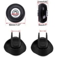 thumbnail image 3 of LMTODLFG Replacement Wheels for Luggage, 40mm x 18mm Set of 4 Luggage Suitcase Replacement Wheels, Rubber Swivel Caster Wheels Bearings Repair Kits with 2 Size Axles Clearance Sale, 3 of 5