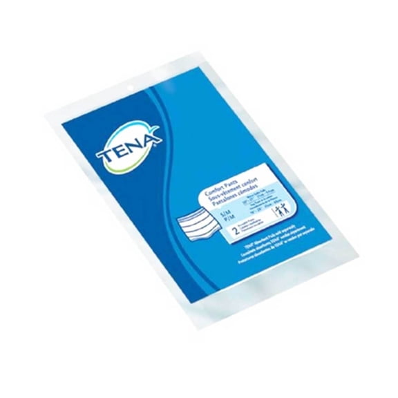 TENA Comfort Pants Unisex Reusable Incontinence Underwear Twin Pack, L/XL, 28-52 Inch, Heavy