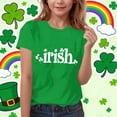 thumbnail image 2 of MKOSPLRT T-Shirts de la Saint-Patrick pour Filles Col Rond Manches Courtes T-Shirts Graphiques Blouses Décontractées pour les Vacances Coupe Ample T-Shirts Cadeaux pour Enfants 3-15 Ans, 2 of 6