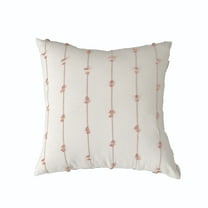 Luoshdecor Boho Throw Pillow Covers 18x18 in,Modern Farmhouse Decorative Pillow Covers with Tassel for Couch Bed, Hotel