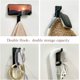 thumbnail image 3 of Gancho Adhesivo de Pared, Soporte para Toallas de Baño, Gancho para Toallas de Cocina, Gancho Adhesivo para Abrigos, Accesorio de Pared sin Taladrar, Impermeable, Inoxidable, Negro, 4 Piezas, 3 of 5