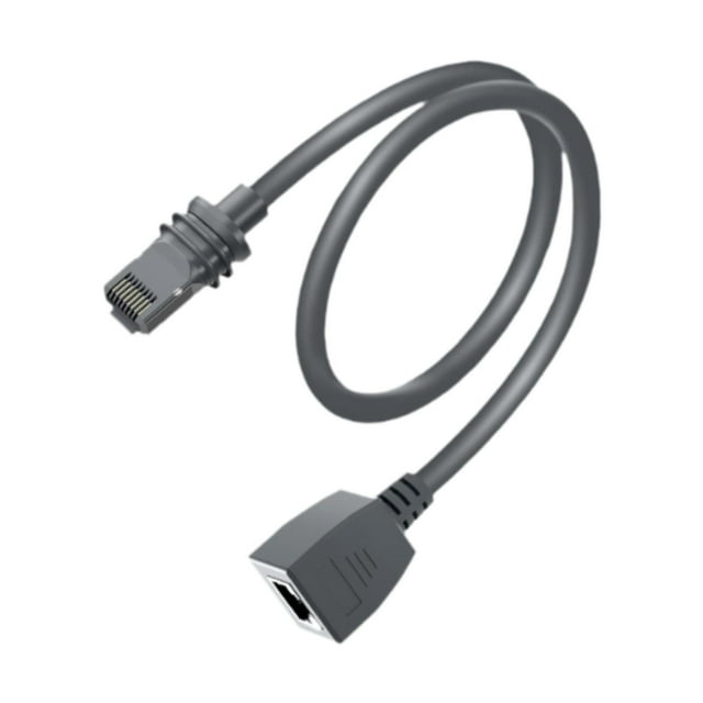 Extensión de cable satelital rectangular 8p8c Cable de extensión de Internet 1200Mbps reparación Ethernet extender adaptador Cable Ethernet Cable 100 cm no impermeable