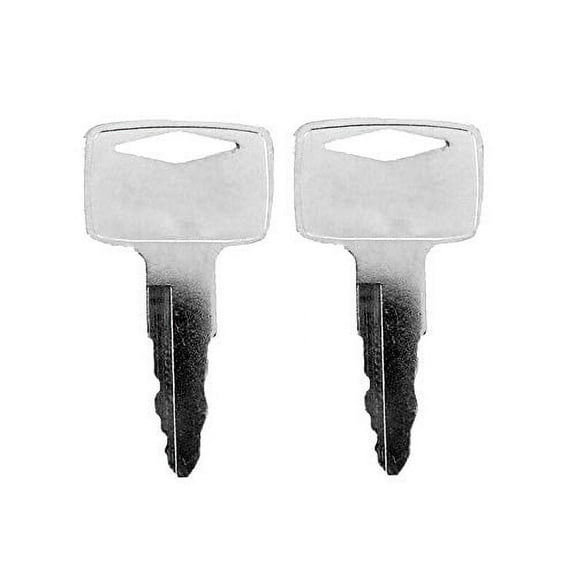 2 Pack Keys for Caterpillar CAT Mitsubishi FG Series Forklifts 91A07-01910, A5160 (2)