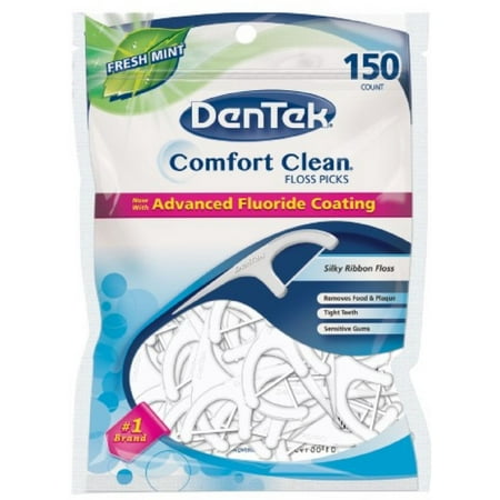 DenTek Comfort Clean Floss Pick, 150 Count